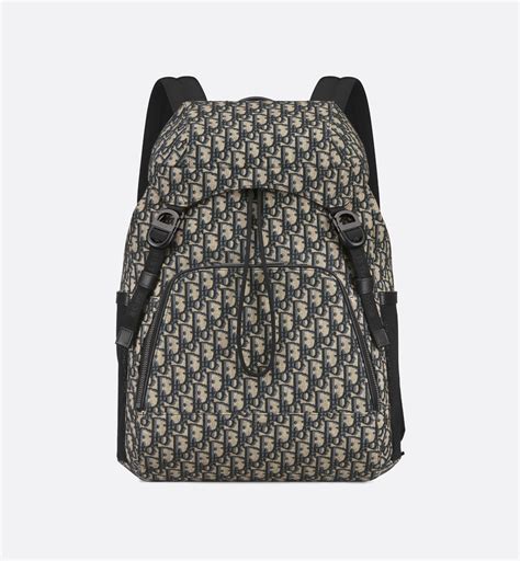 dior backpack bee|Motion Backpack Beige and Black Dior Oblique Jacquard and .